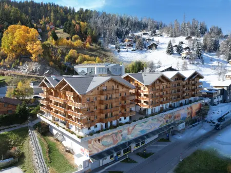 T-Resort la Tzoumaz 3p6 Vue vallée