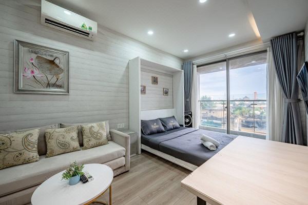 Millennium Apt-Balcony-Near D1-Netflix-Ivyhouse(Căn hộ 100 m² 1 phòng ngủ, 1 phòng tắm riêng ở Quận 4)_4