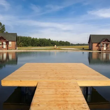 Cabin C by the Pond - King Bed - Swimming Pool