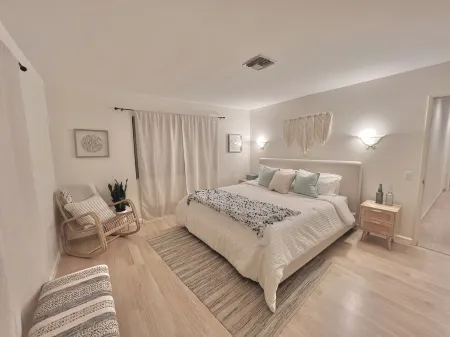 Boho-chic, Salt water, Poolside Firepit, Al-fresco dining