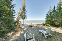 Lake Huron Heaven: Private Sauna and Waterfront Access, Sunset Views
