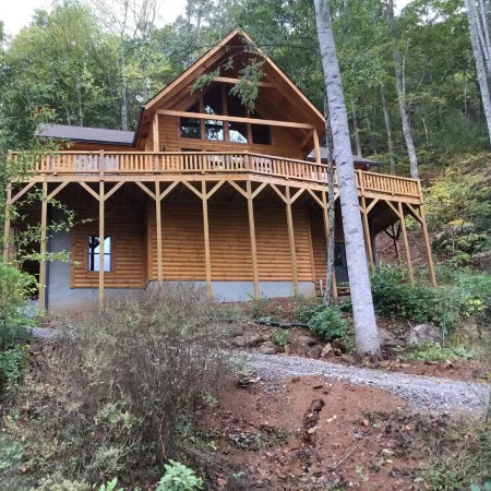Lovely Log Cabin-15 Min to Asheville! 20 Min to Biltmore! Local breweries abound