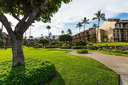 Kamaole Sands 5307 condo with ocean view. Updated in November 2024. Split AC.