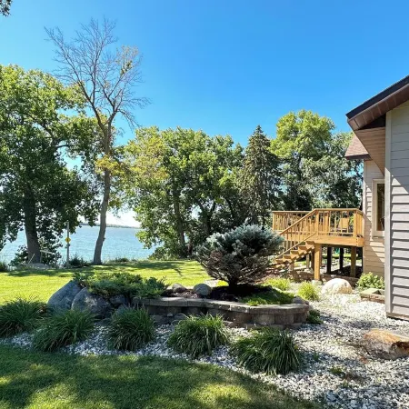 Spacious home with a large deck and ample space for beautiful sunset viewing!