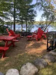 Cozy cabin gas fire place  heated floors perfect for snowmobiling  on trail 51