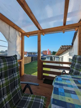 Modern semi-detached house with large garden