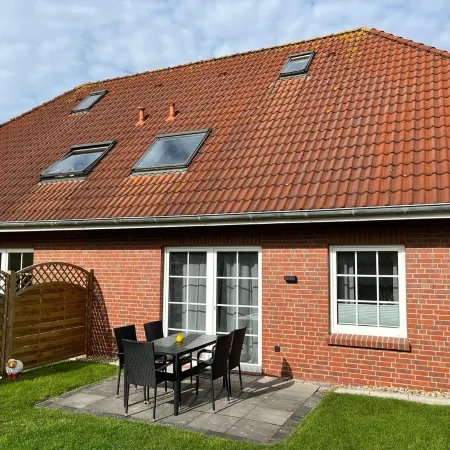 Friesenbude Neßmersiel Renov. EG Wohnung mit Garten & Terrasse Inkl. Bettwäsche