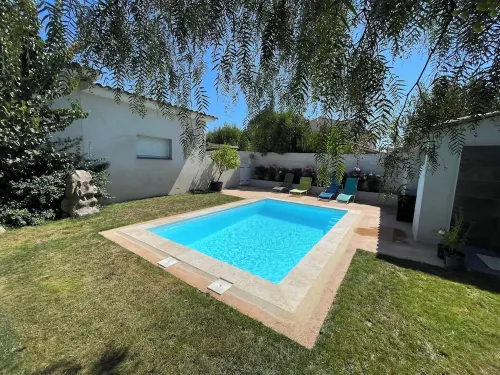 Villa near beach with pool
