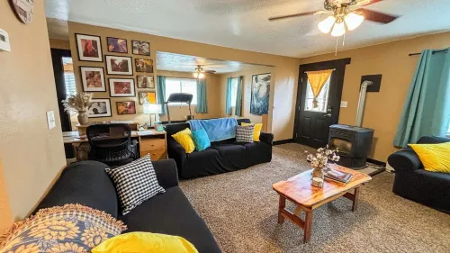 Spacious Open Living Space in This Beautiful Mother-in-Law Basement Apartment Hotels in Blanding