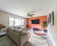 Relax with the family in a newly renovated and furnished upper level duplex. Hotels in Fridley