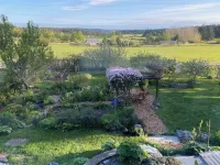 Bright art-filled home, fruit trees, valley view Hotels in Lopez