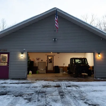 3 bedroom/2 bath house in St. Germain. Heated garage-backs to snowmobile trail!