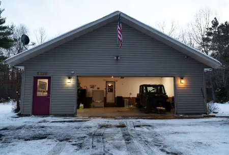 3 bedroom/2 bath house in St. Germain. Heated garage-backs to snowmobile trail!