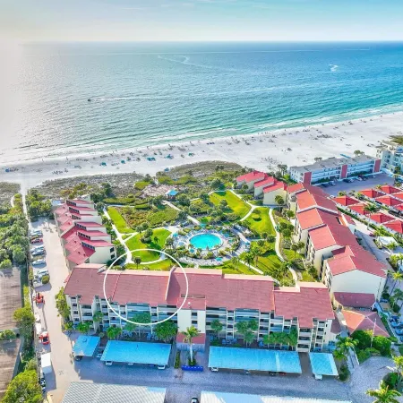 4th Floor Crescent Beach Condo Offering Full Unobstructed Gulf Views.