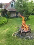 In a quiet village set-up on fantastic garden and forest area
