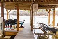Enjoy Stunning Water Views! - Double Deck Boathouse & Large Fenced Backyard