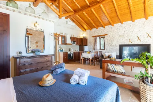 Villa Nionios Large Private Pool Walk to Beach Sea Views A C Wifi - 1033
