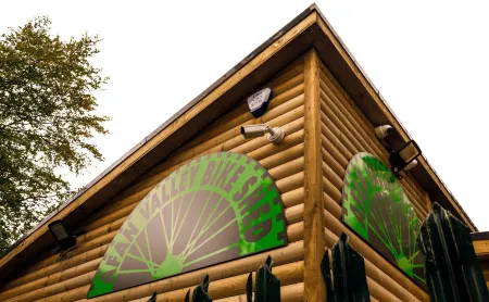 Afan Forest Retreat Trails from the Door