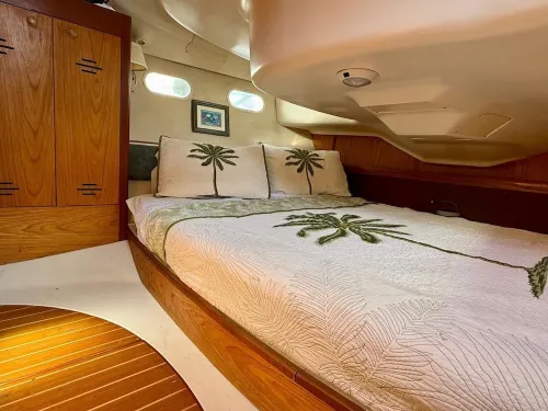 Stay aboard elegant sailboat