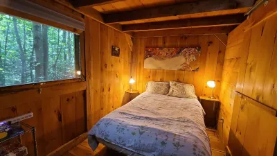 Cottage 7min to Ski Stratton-Wood Stove,Starry Skies,Fire Pit,Views,Dogs OK