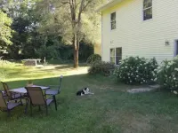 Charming 2-bedroom apartment with outdoor hot tub in rural area, private yard. Hotels in Barry County