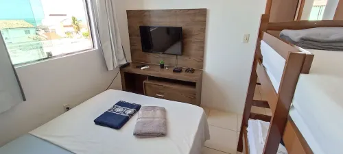 Flat Maragogi 2 - total comfort with 2 bedrooms and frontal sea view