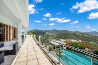 Tropical Oasis in St. Martin 5 min to beach! Huge private pool+panoramic views!!