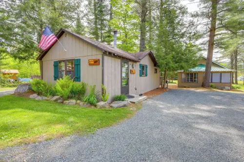 Lake Pleasant Cabin on 3 Acres w/ Private Beach! - Wifi