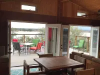 Hefner Lake Front Cabin with Dock