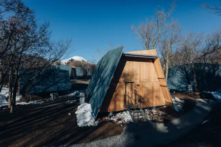 SANU 2nd Home Yamanakako1st Отели рядом с достопримечательностью «Panoramic Viewing Platform»