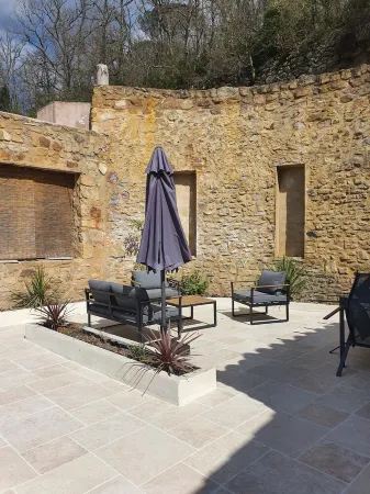 Stunning Mas with swimming pool "La Bergerie du Razès" Отели в г. Од