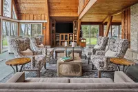 On The Rocks.  Lake Michigan Beachfront Home.