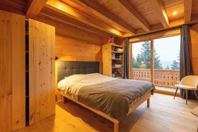 Beautiful modern chalet, exceptional mountain and pine views Hôtels à proximité de : Chabanon Selonnet