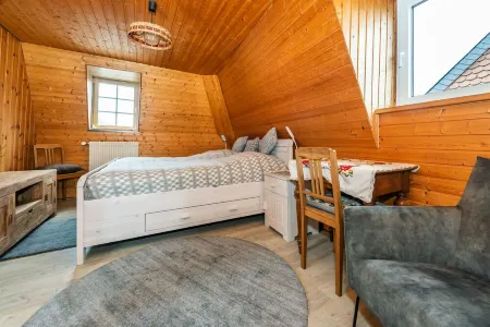 Vacation apartment with a direct view of the historic market in Heppenheim