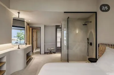 It’s the mazeej residnece Ncoast Hotels in Sidi Abd El-Rahman