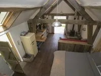 隱於森林空地並配有木柴加熱熱水浴缸的恬靜原木小屋 威爾漢姆酒店