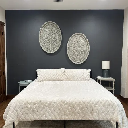 Charming 1-bedroom apartment in delightful Aubrey with WiFi, AC