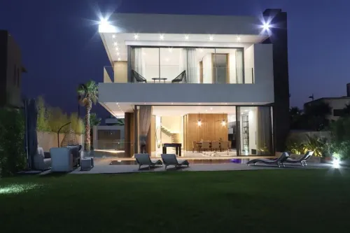 Modern villa with heated pool