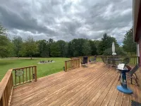 Serene 3-Bed VT Retreat w/ Firepit: Ski, Snowmobile, Atv, and Hike Near Jay Peak