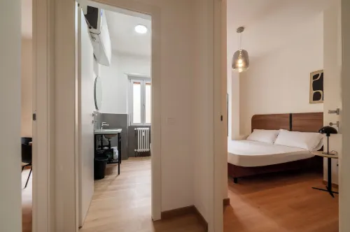 Stylish Balcony Flats by the Vatican - ห้องครัว
