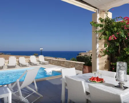 Luxury Villa Blanca with Sea View Hotels in Panormos Rethymno