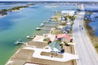Enjoy a 3-bedroom waterfront vacation home just 10 minutes from Emerald Isle