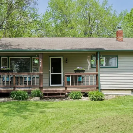 Lakeside living awaits at beautiful Lake Milton, OH with dock across the street