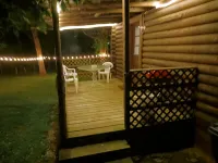 LOG Cabin, 5 miles from town, but very country setting