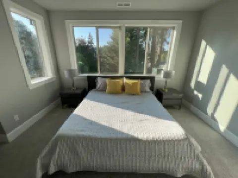 High End New Estate Home in Lake Oswego.  Private suite on 1st level w/o stairs.