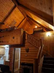Very cool family cabin with bear theme decorations, two decks and much more.