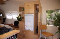 Renovated Airstream with Garden Hotels in Albany