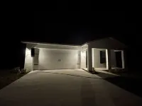 Quiet sunsets next to the river. Bring your fishing poles the bass are biting!