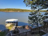 Lake Eufaula, Ok Lakefront Home with Private Boat Dock in Arrowhead State Park