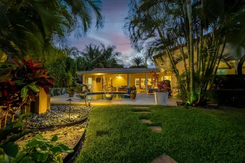 Luxurious Single-Story Waterfront Pool Villa in Delray Beach! VIP Passes!